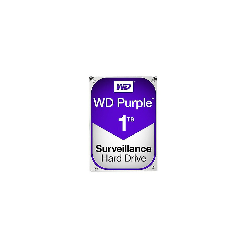 HARD DISK PURPLE 1 TB SATA 3 3.5" (WD10PURZ)