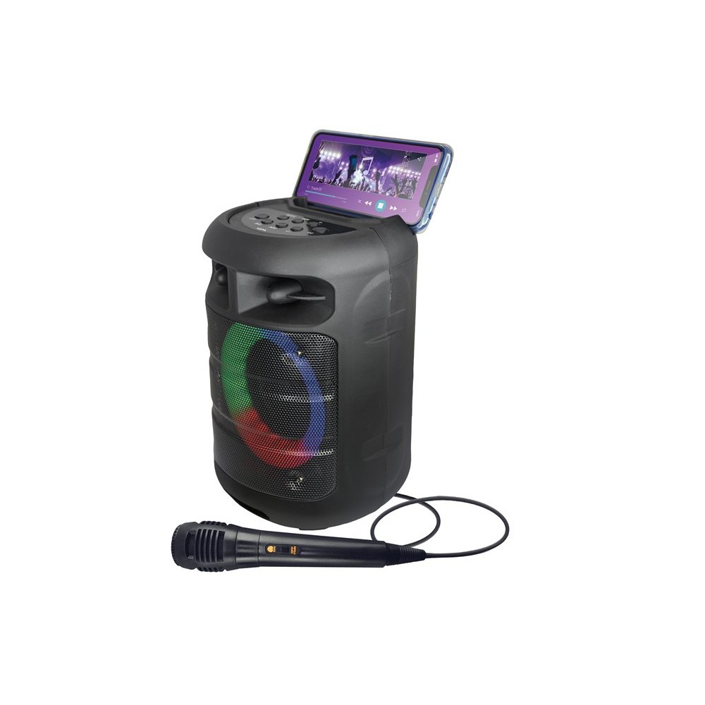 CASSA DIFFUSORE AMPLIFICATO VORTEX 4 150W PMPO RICARICABILE - CON RADIOMICROFONO