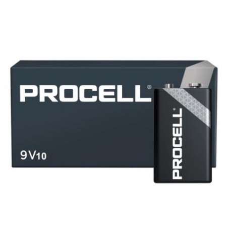BATTERIE PROCELL ALKALINE 9V10 MN1604 (10 PEZZI)