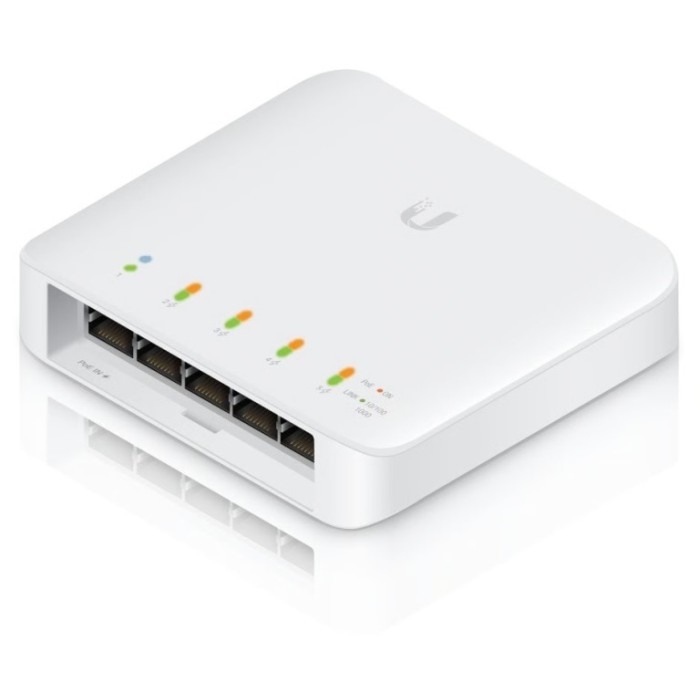 SWITCH RETE 5 PORTE 10/100/1000 GIGABIT ETHERNET POE USW-FLEX