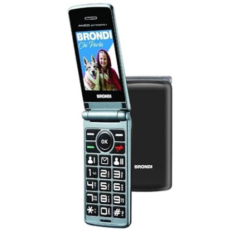 CELLULARE AMICO SINCERO+ DUAL SIM BLACK NERO
