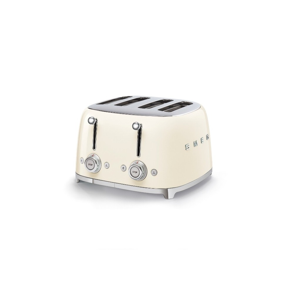 TOSTAPANE TSF03CREU - 4x SLOT - ESTETICA 50'S STYLE - PANNA