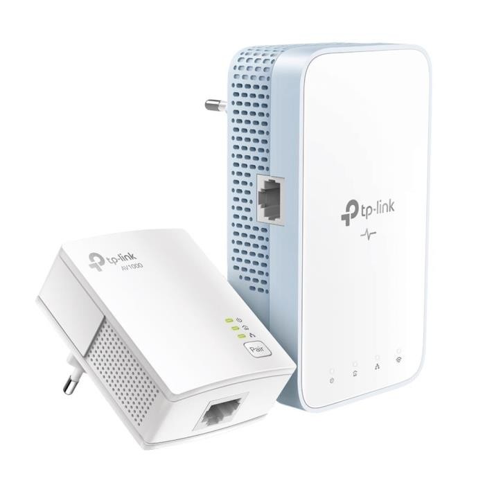 KIT ADATTATORE DI RETE POWERLINE TL-WPA7517 AV1000 WIFI AC750
