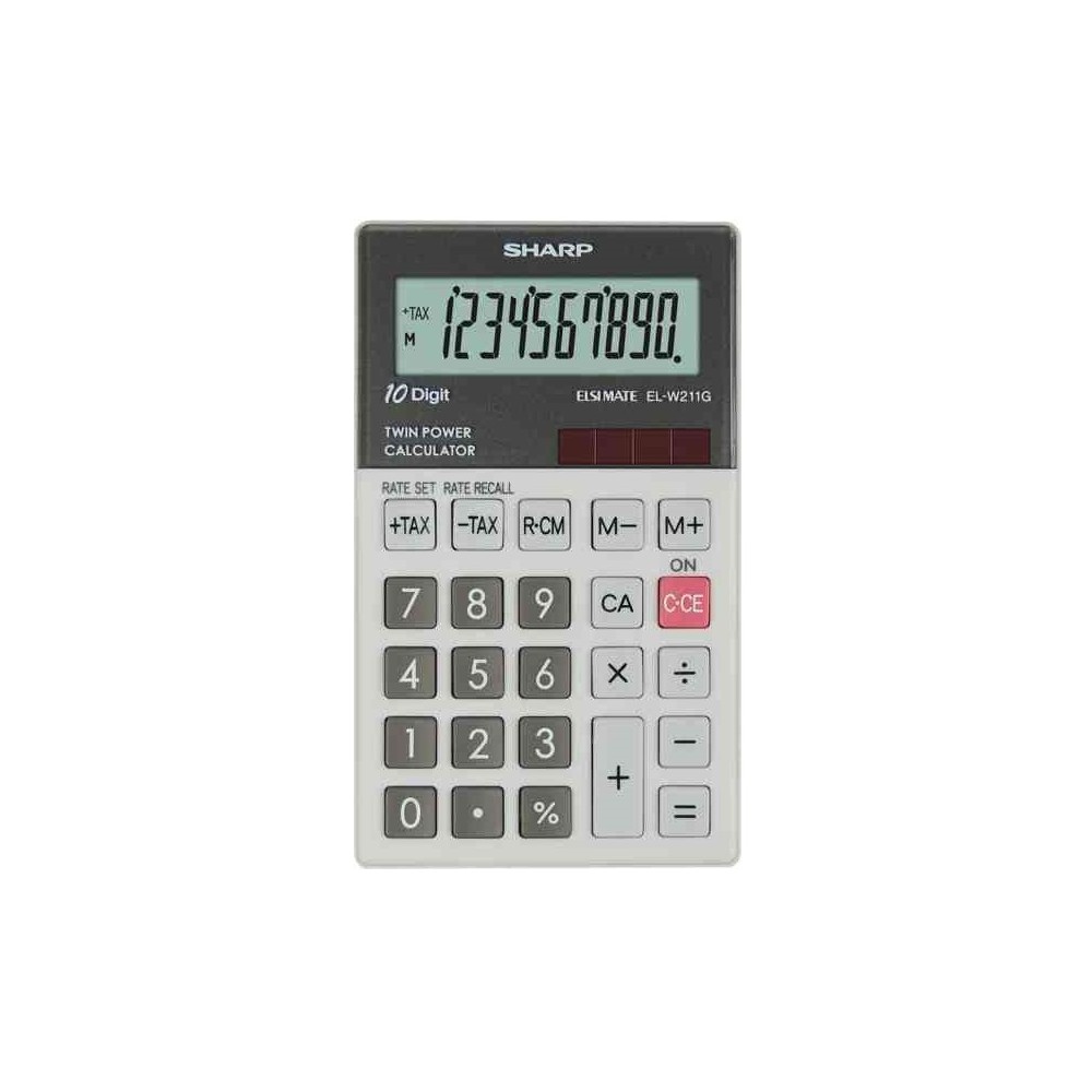 CALCOLATRICE FINANZIARIA SH-ELW211GGY GRIGIO