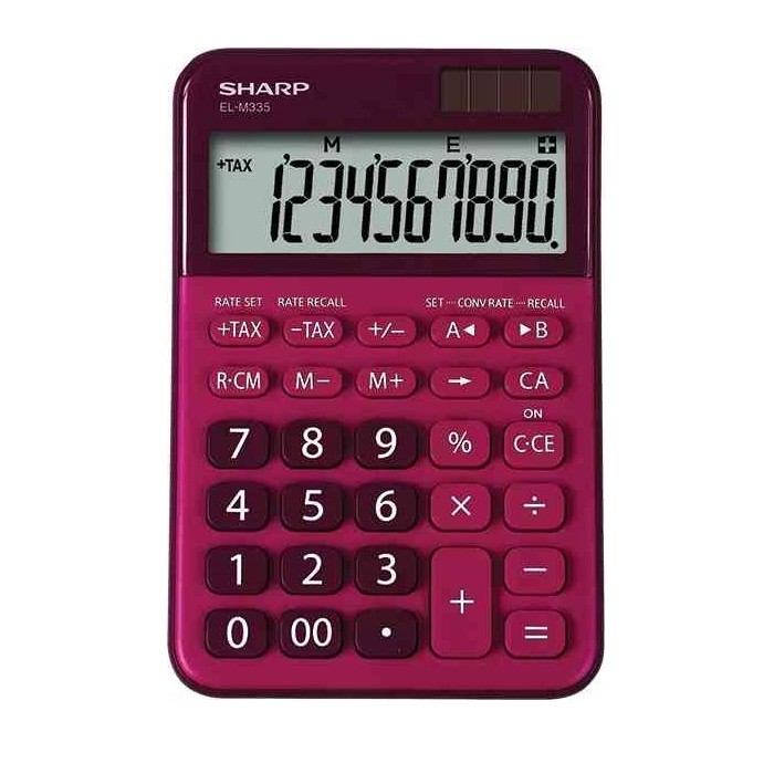 CALCOLATRICE SH-ELM355 ROSSA