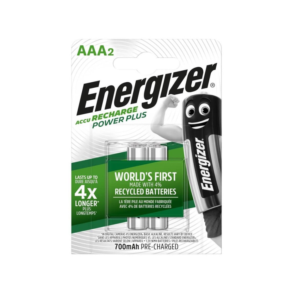 BATTERIE RICARICABILI MINISTILO AAA POWERPLUS 700MAH CONF. 2PZ