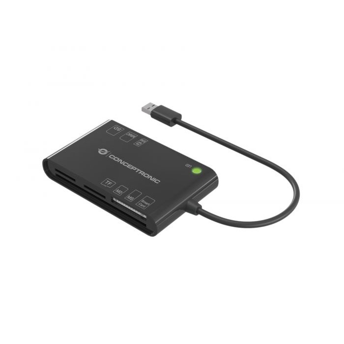 LETTORE DI SCHEDE MULTICARD 7IN1 USB 2.0 SMART CARD (BIAN01B)