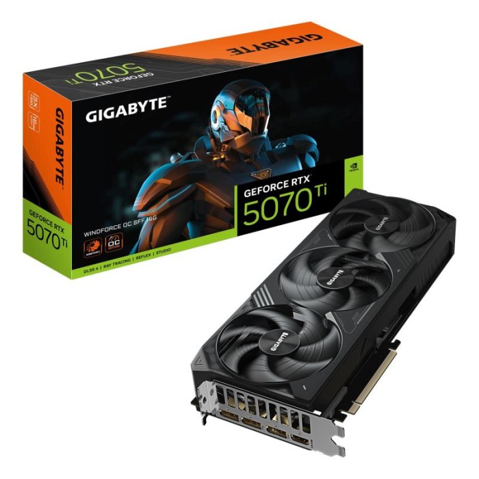 SCHEDA VIDEO GEFORCE RTX 5070 TI WINDFORCE OC SFF 16GB (GV-N507TWF3OC-16GD)