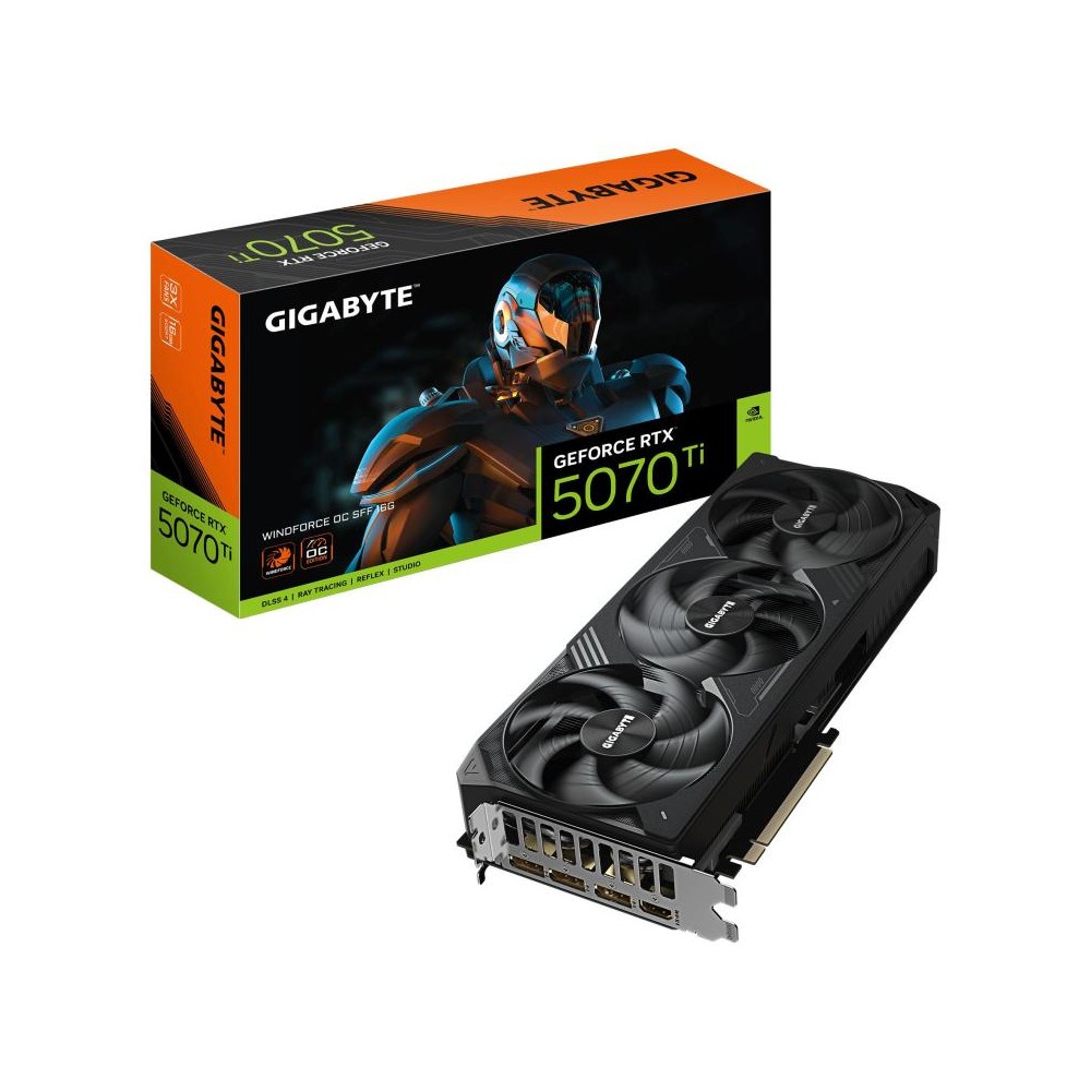 SCHEDA VIDEO GEFORCE RTX 5070 TI WINDFORCE OC SFF 16GB (GV-N507TWF3OC-16GD)