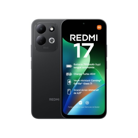 SMARTPHONE REDMI 17 4G - 4+128GB BLACK NERO