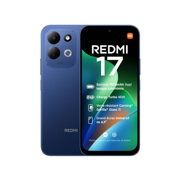 SMARTPHONE REDMI 17 4G - 4+256GB DEEP BLUE