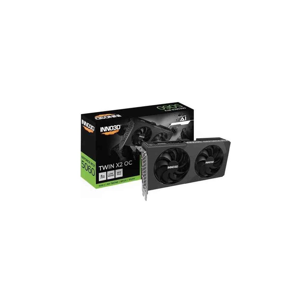 SCHEDA VIDEO GEFORCE RTX 5060 8 GB TWIN X2 OC GDDR7 (N50602-08D7X-195071N)