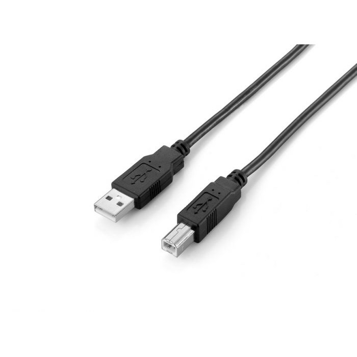 CAVO USB 2.0 TYPE-A A TYPE-B 1.8M NERO (128860)