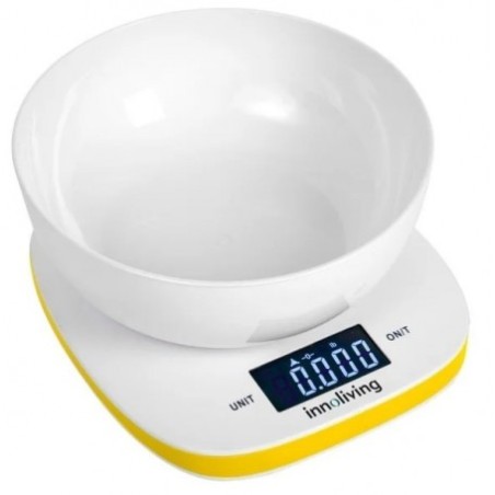 BILANCIA DIGITALE DA CUCINA INN-132Y CON CIOTOLA IN PLASTICA