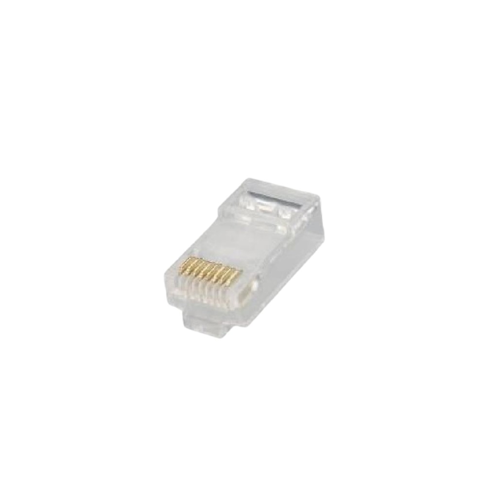 CONNETTORE PLUG RETE RJ45 8P CAT.6 UTP (CONF. 100PZ) (CV-LAN-027A)