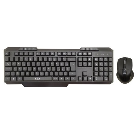 KIT TASTIERA E MOUSE KM-1105W WIRELESS NERA