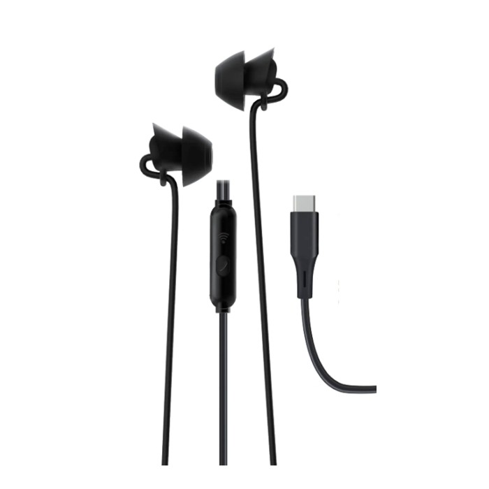 AURICOLARI USB TYPE-C PER DORMIRE (EP 6020) NERO
