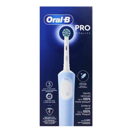 SPAZZOLINO ELETTRICO VITALITY PRO BIANCO/BLU