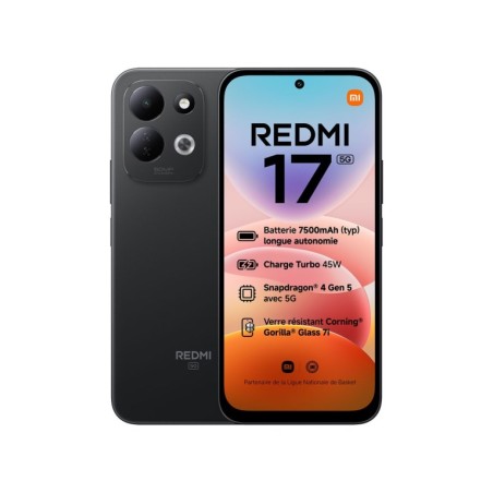 SMARTPHONE REDMI 17 5G - 4+256GB BLACK NERO