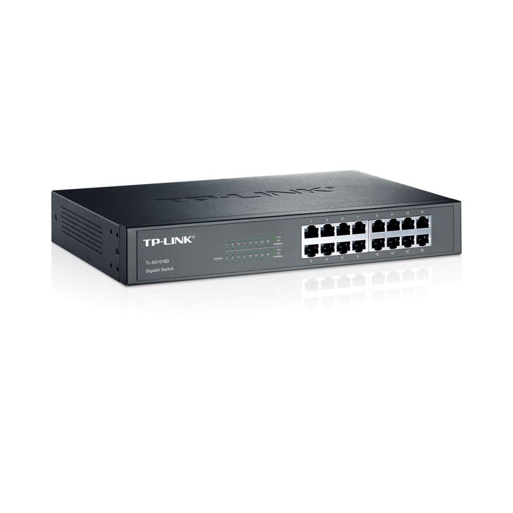 SWITCH RETE 16 PORTE 10/100/1000 TL-SG1016D
