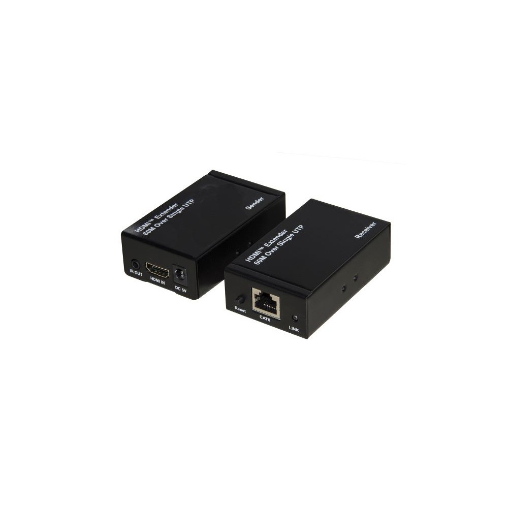 ESTENSORE DI LINEA HDMI CON CAVO DI RETE CAT5E/6 FINO A 60 METRI 4K (LKEXT163)