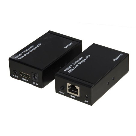 ESTENSORE DI LINEA HDMI CON CAVO DI RETE CAT5E/6 FINO A 60 METRI 4K (LKEXT163)