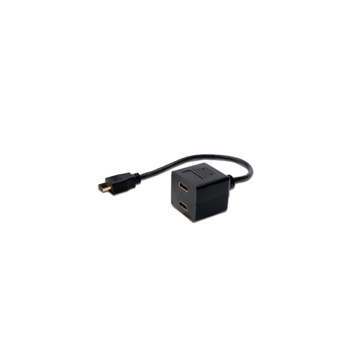 CAVO SPLITTER HDMI CON 1 CON MASCHIO E 2 FEMMINA HDMI (AK508001)