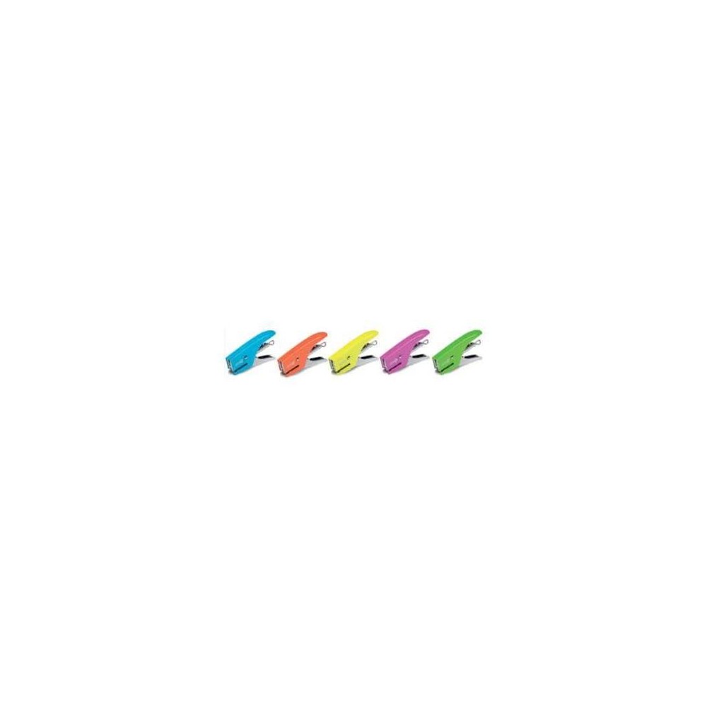 CUCITRICE A PINZA MINI8 FLUO - PUNTO PASSO 6 - COLORI VARI (1 PZ)