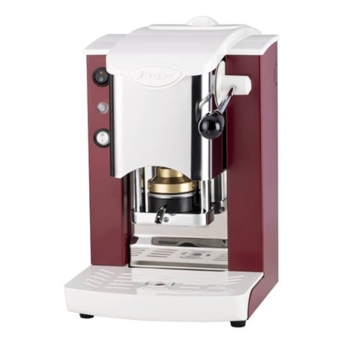 MACCHINA DA CAFFE' A CIALDE PLAST SLOT INOX BORGOGNA ABS BIANCO (SIBORBBASOTT)