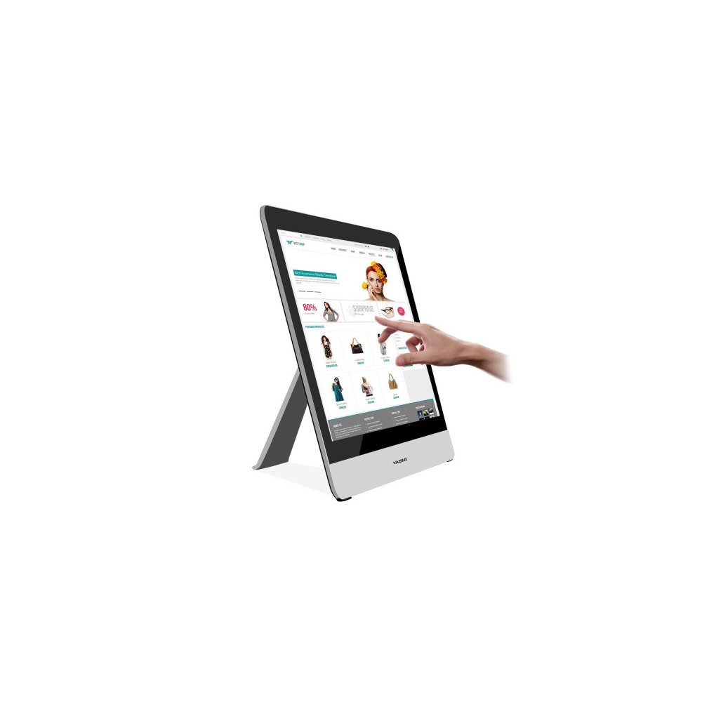 PC LCD 21.5" ALL IN ONE FLORENCE I3-14100 8/256 TOUCH WINDOWS 11 PRO NERO (AY21519)
