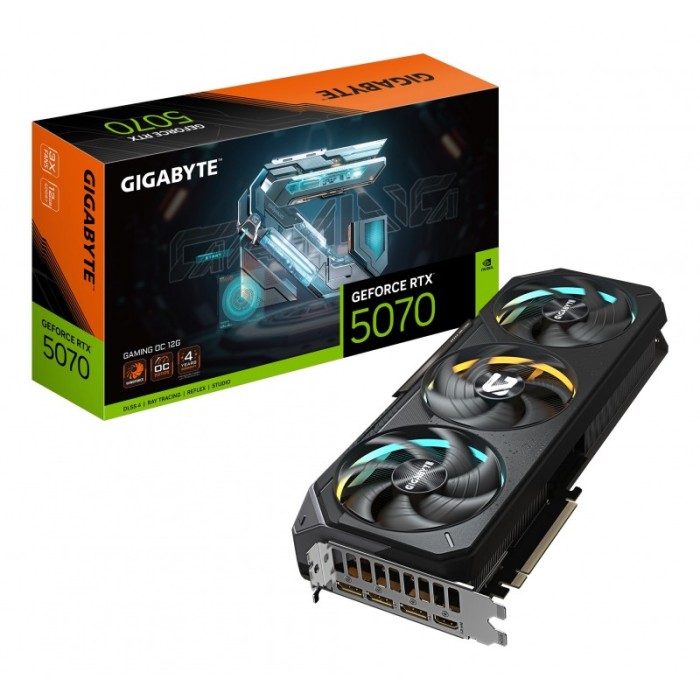 SCHEDA VIDEO GEFORCE RTX 5070 GAMING OC 12 GB (GV-N5070GAMING OC-12GD)