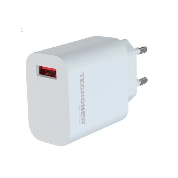 CARICATORE AC/USB 1 PORTA USB 3A 18W QC3.0 TN-881A-18W