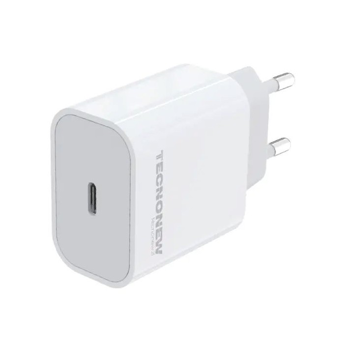 CARICATORE AC/USB 1 PORTA TYPE C 3A 20W PD TN-882C-20W