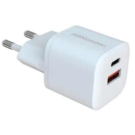 ALIMENTATORE CARICATORE UNIVERSALE USB + TYPE-C QC PD 20W TN-714AC-20W