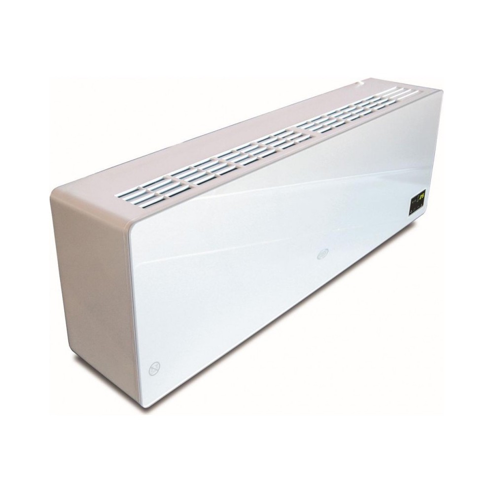 TERMOVENTILATORE MURALE CHIC SILVER ECO 2000W LED TELC TIMER (ARGOCHICSILVER)