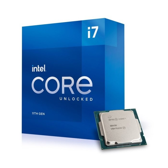 CPU CORE I7-11700K (ROCKET LAKE) SOCKET 1200 (BX8070811700K) - BOX (DISSIPATORE NON INCLUSO)