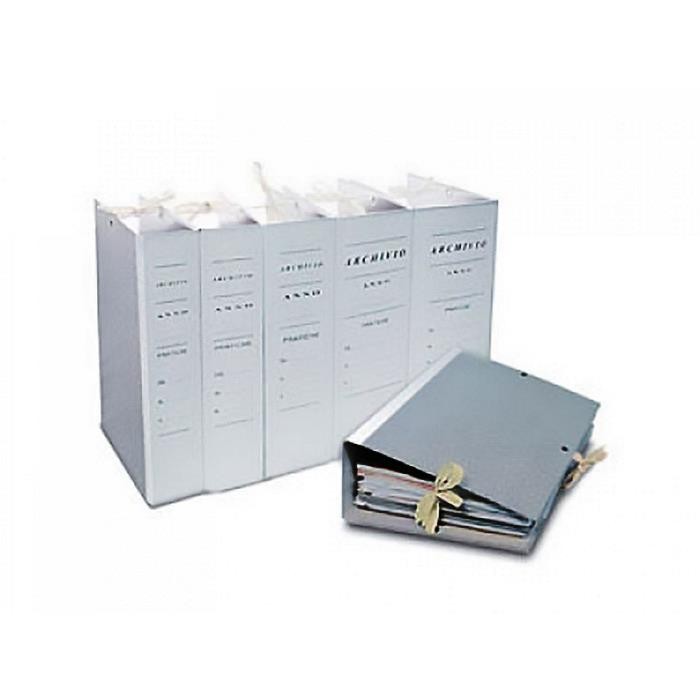 CARTELLA FALDONE ARCHIVIO CON LACCI - DORSO 12 - 1 PEZZO