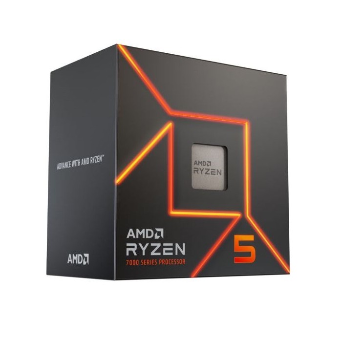 CPU RYZEN 5 7600 AM5 5.2 GHZ (100-100001015BOX)