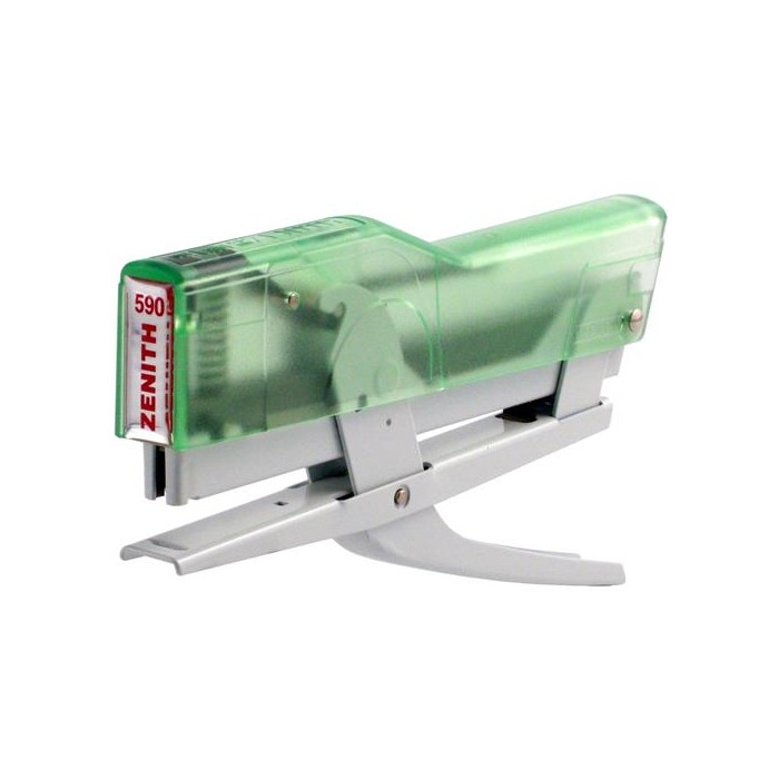 CUCITRICE A PINZA 590 - PUNTO 6/4-6/6 - FUN VERDE TRASPARENTE BIANCO