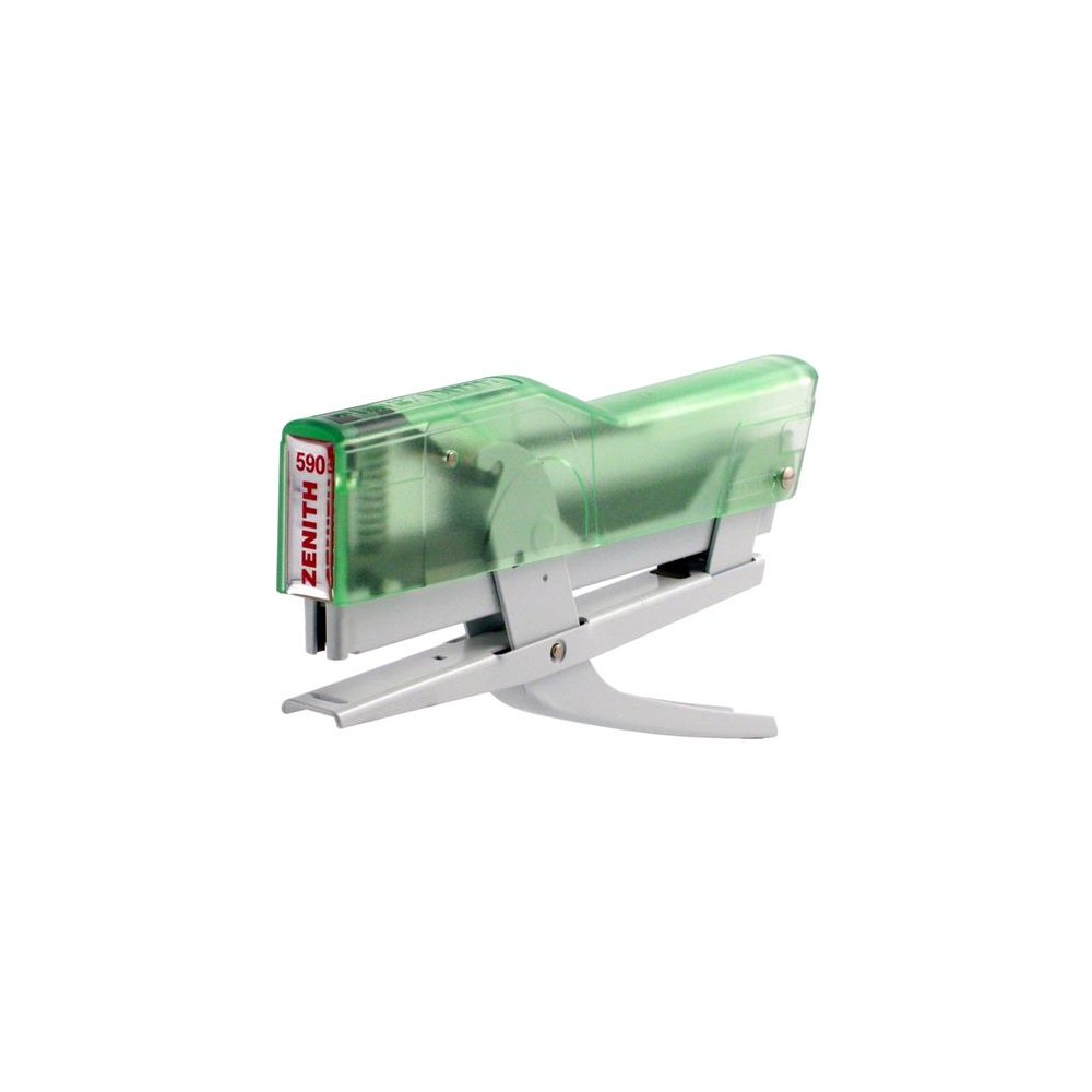 CUCITRICE A PINZA 590 - PUNTO 6/4-6/6 - FUN VERDE TRASPARENTE BIANCO