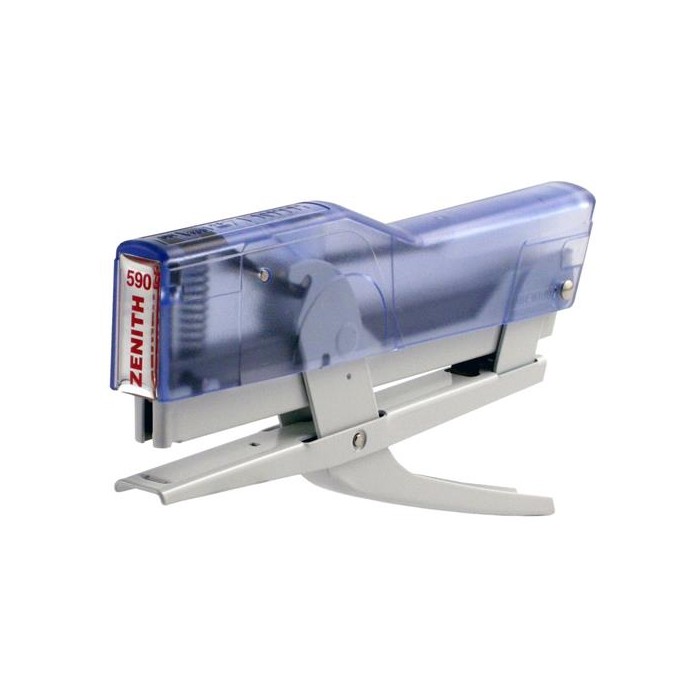 CUCITRICE A PINZA 590 - PUNTO 6/4-6/6 - FUN BLU TRASPARENTE BIANCO