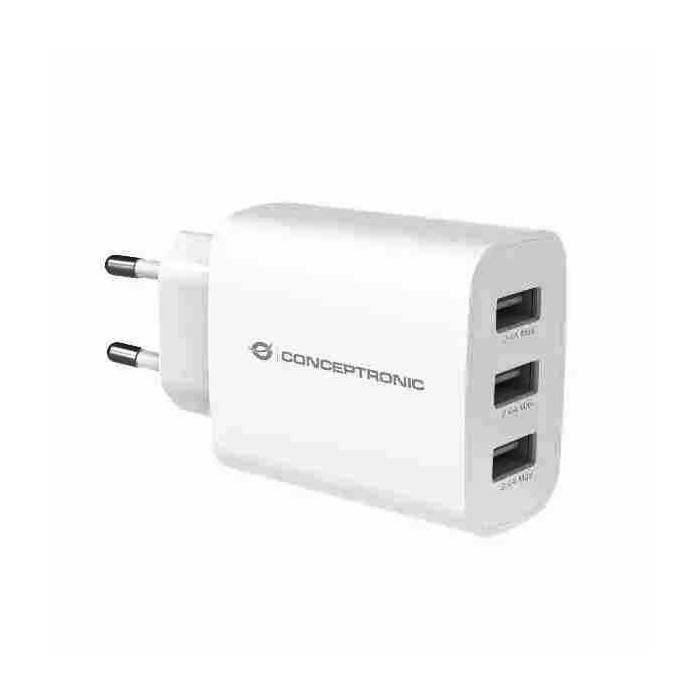 CARICA BATTERIE SUPER RAPIDO USB 3 PORT 30W (ALTHEA13W)