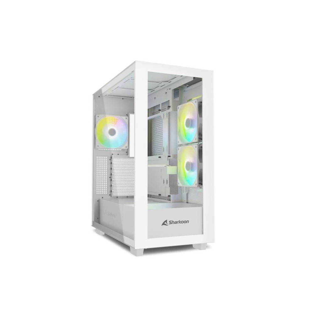 CASE GAMING REBEL C60 WHITE RGB ATX BIANCO NO ALIMENTATORE