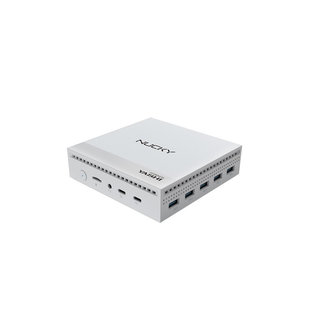 PC BAREBONE NUC NUCKY-2 INTEL QUAD CORE N100 RAM 8GB SSD 256GB WINDOWS 11 PRO BIANCO (NY290)