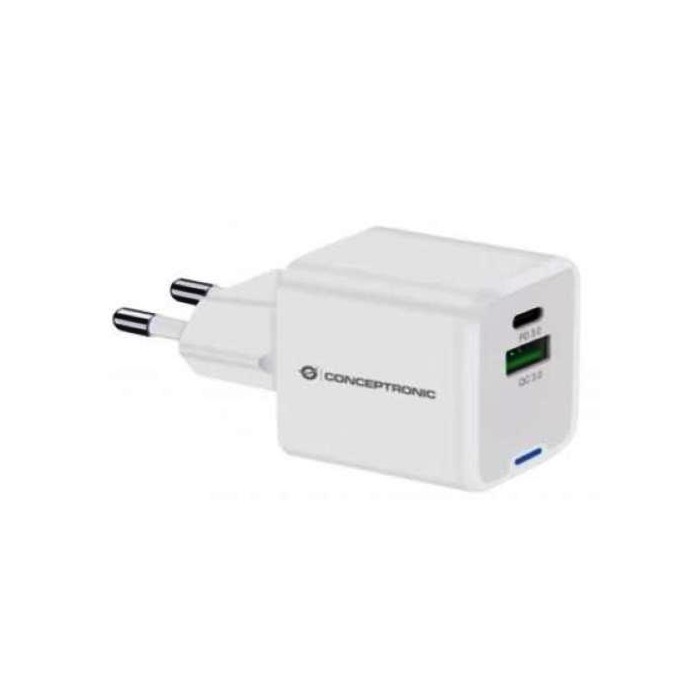 CARICABATTERIE 20W - PORTA USB-A/C FAST CHARGE (ALTHEA15W)