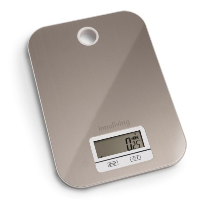 BILANCIA DA CUCINA DIGITALE (INN-134) ACCIAIO