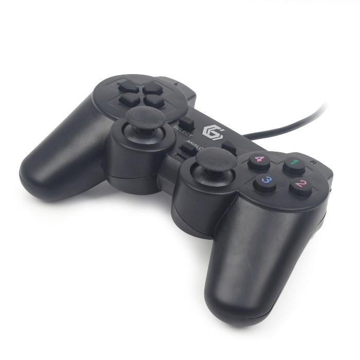 GAMEPAD JPD-UDV-01 CON DOPPIA VIBRAZIONE PER PC - USB - NERO