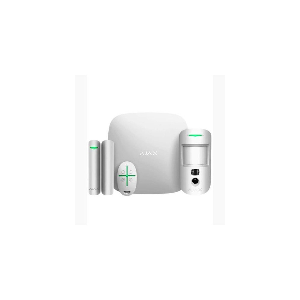 ANTIFURTO STARTERKIT CAM ASP (HUB 2 + MOTIONCAM + DOORPROTECT + SPACECONTROL) ALLARME WIRELESS SENZA FILI GPRS/LAN/2SIM 2G (AJ-3