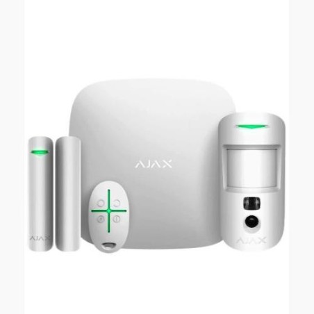 ANTIFURTO STARTERKIT CAM ASP (HUB 2 + MOTIONCAM + DOORPROTECT + SPACECONTROL) ALLARME WIRELESS SENZA FILI GPRS/LAN/2SIM 2G (AJ-3