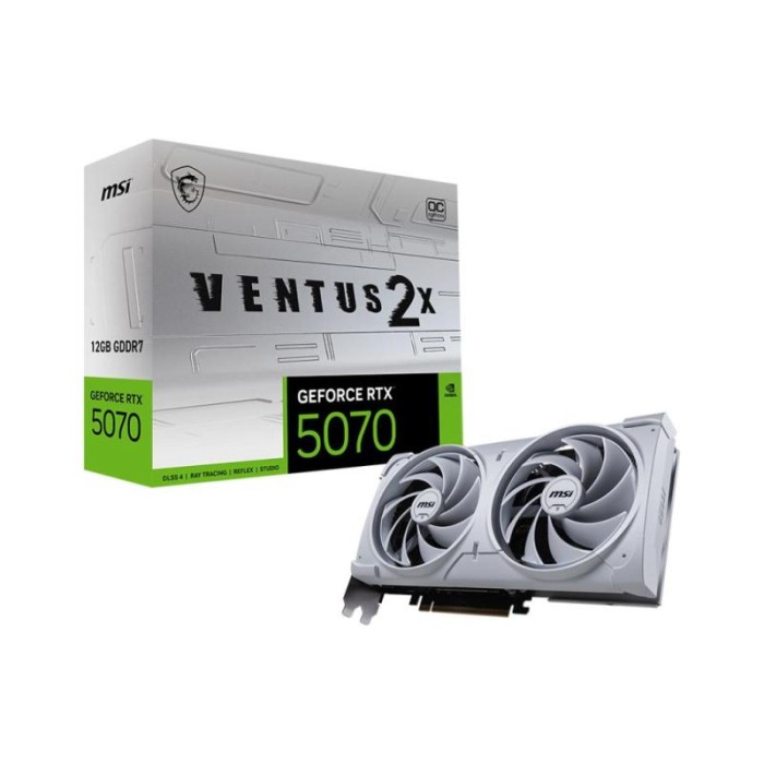 SCHEDA VIDEO GEFORCE RTX 5070 VENTUS 2X OC 12 GB WHITE (V532-004R)